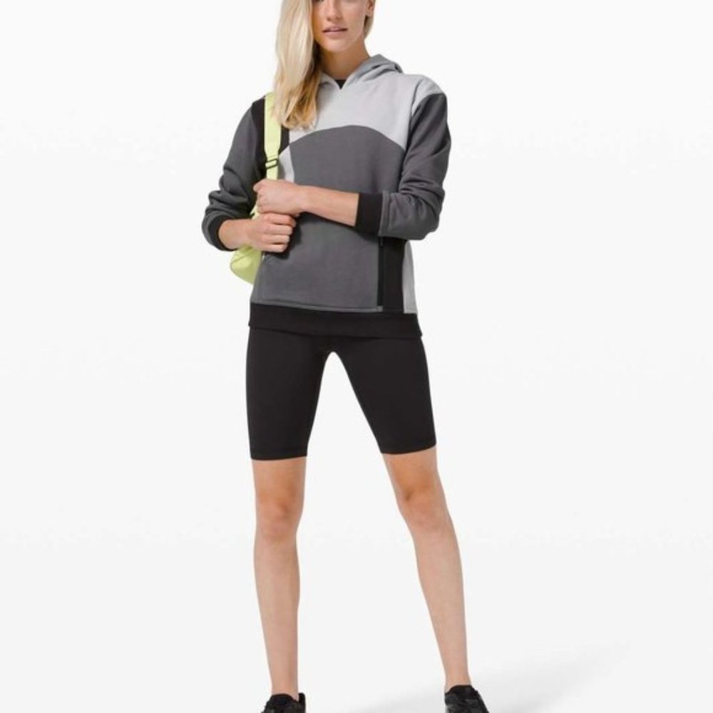 Lululemon All Yours Hoodie Colourblock Starlight/Asphalt Grey/Graphite Size 4